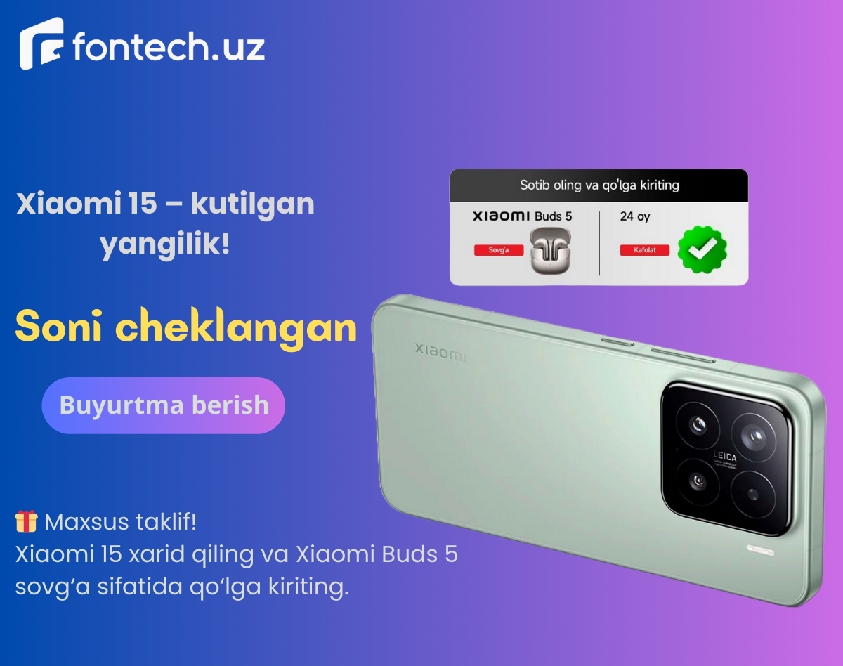 Xiaomi 15 – kutilgan yangilik!